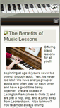 Mobile Screenshot of donnacwhitepiano.com